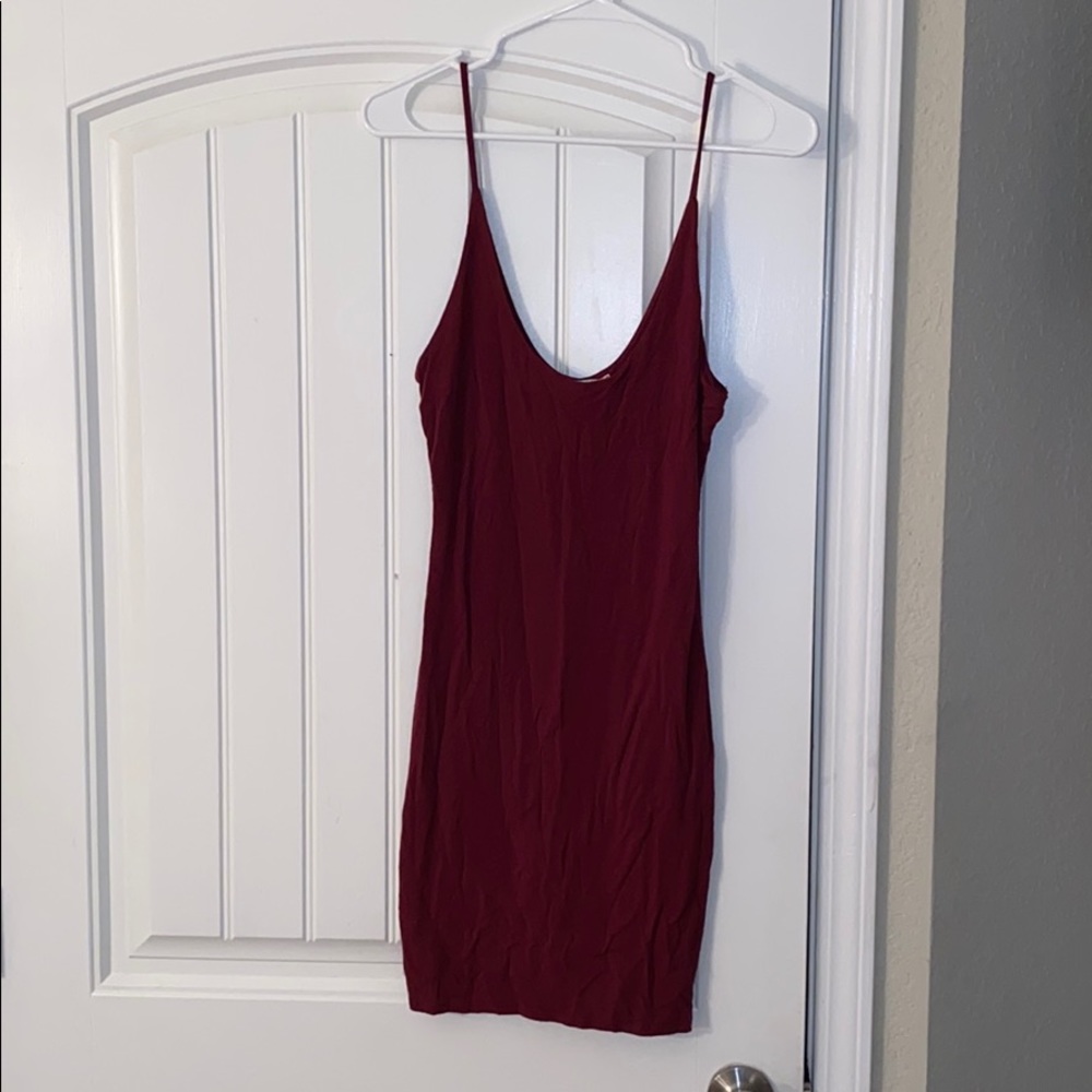 Maroon Dress